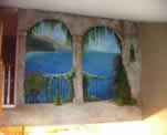 Italian Balcony to Ocean View Mural
